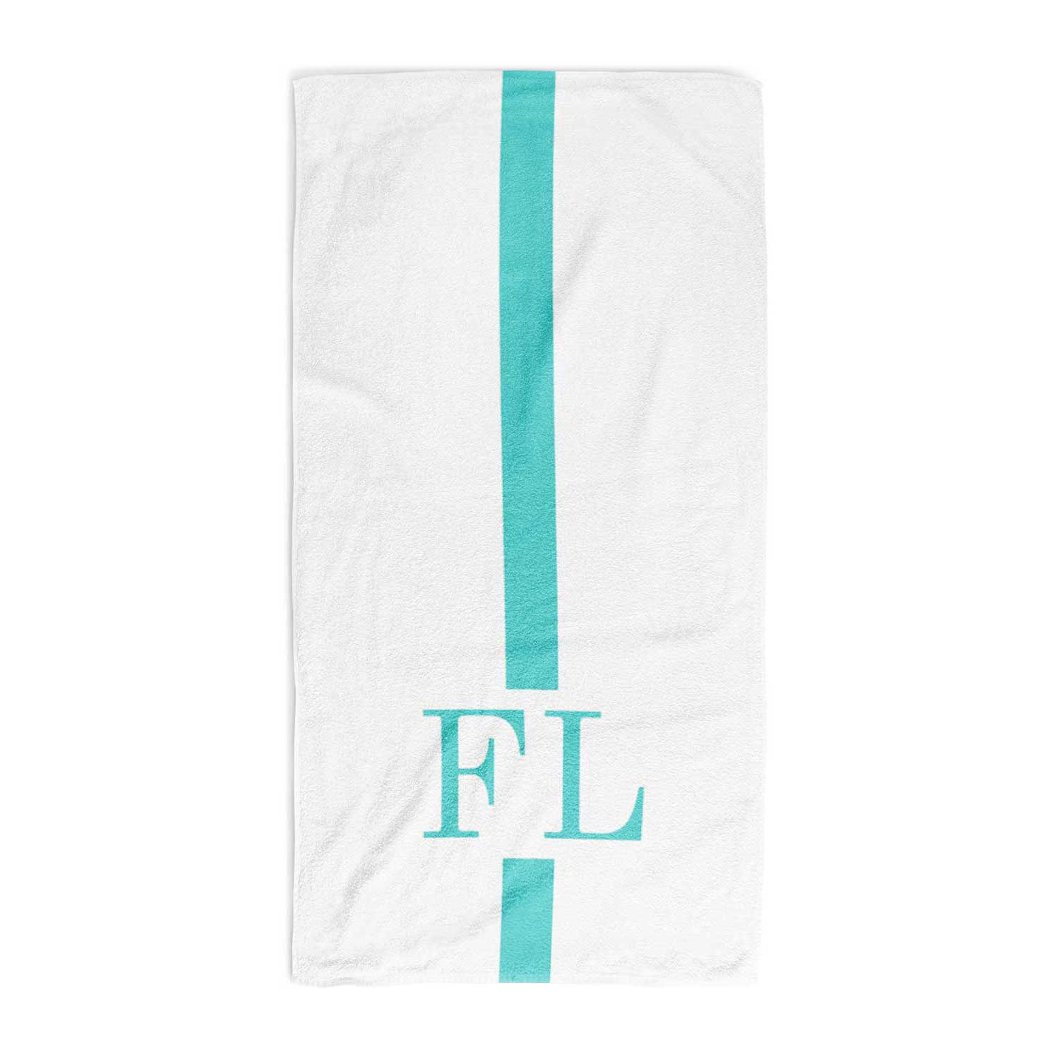 Initial Stripe Personalised Towel